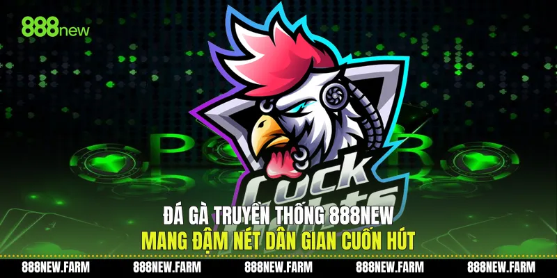 Đá Gà Truyền Thống 888new Mang Đậm Nét Dân Gian Cuốn Hút