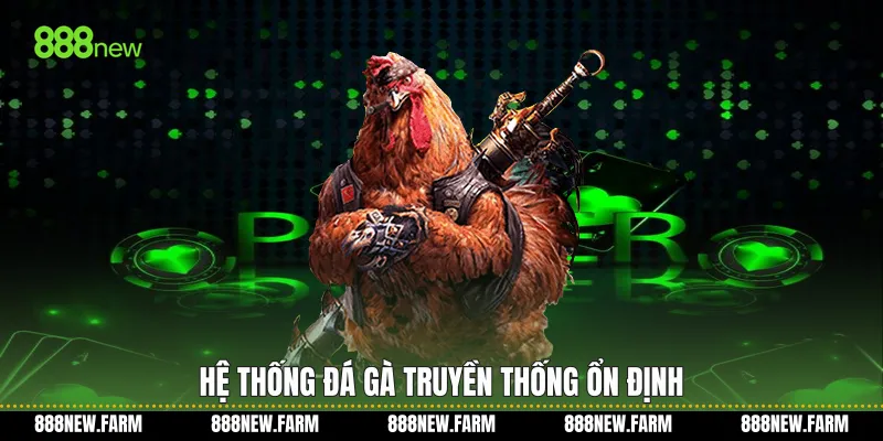Hệ thống Đá gà truyền thống ổn định